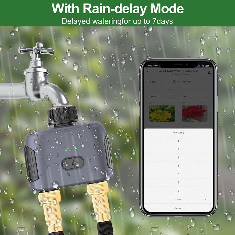 Smart Garden Refill - Tuya Zigbee/Bluetooth Water Timer Controller Valve