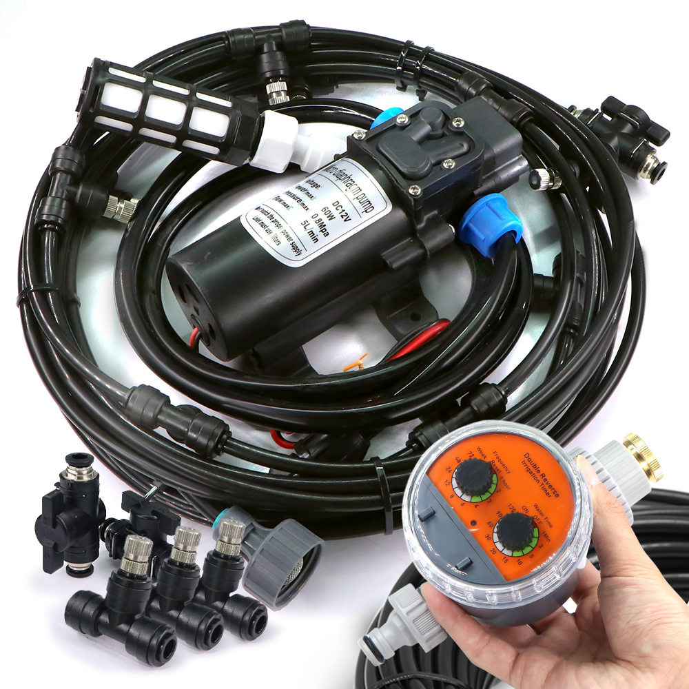 Smart Garden Sprinkler - 0.6mm Garden Misting Cooling System 60w