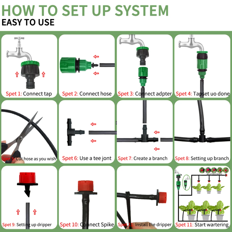 Micro Drip Irrigation System P - Smart Garden Project recensie en prijs