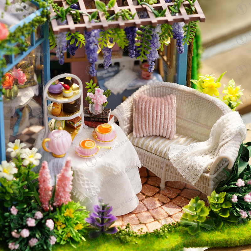 Creative DIY Miniature Tea Hou - Smart Garden Model recensie en prijs