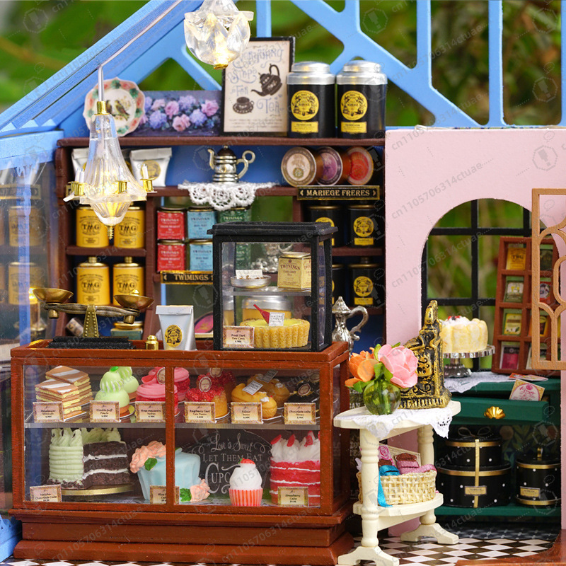 Creative DIY Miniature Tea Hou - Smart Garden Model recensie en prijs