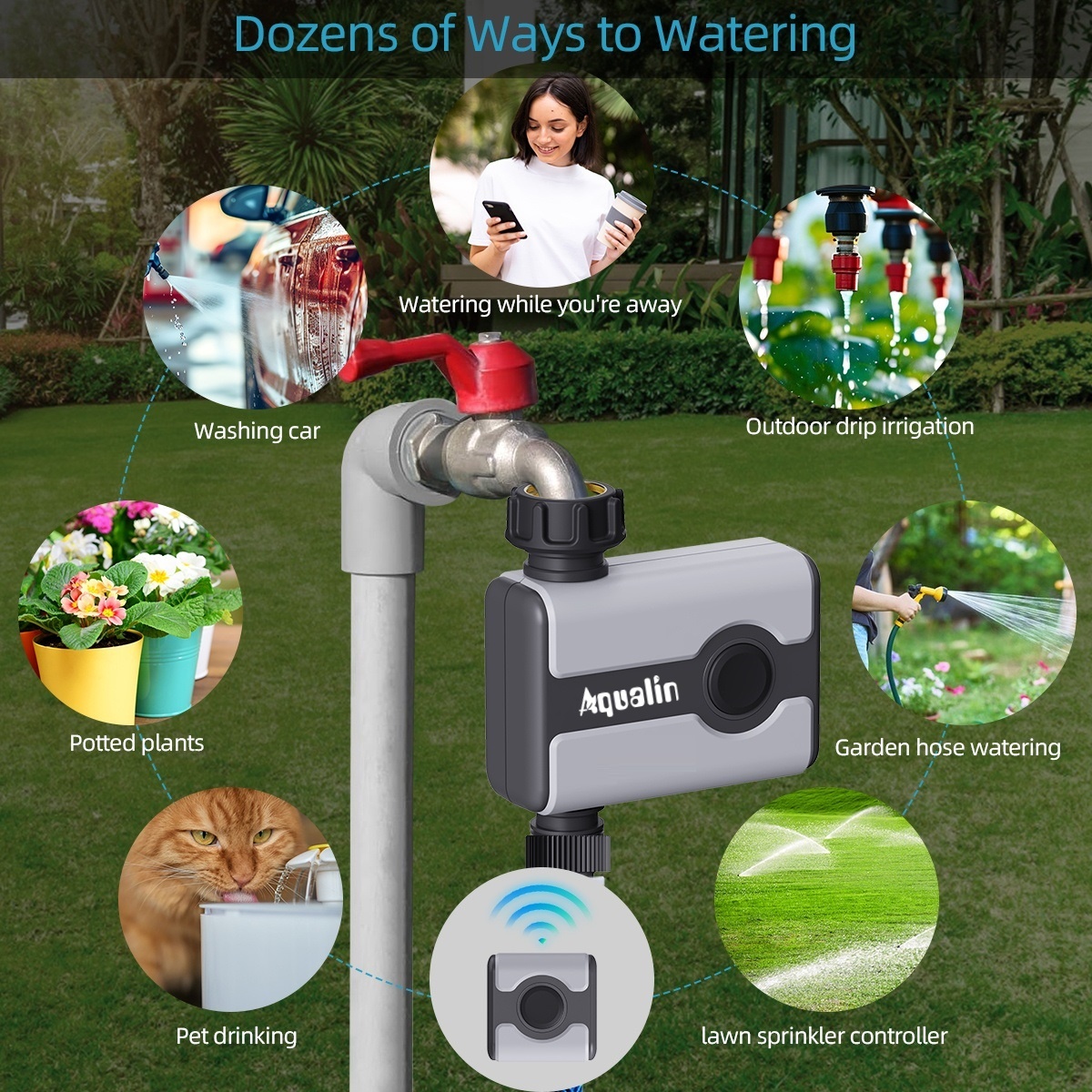 Aqualin WiFi Water Timer Tuya  - Smart Garden Refill recensie en prijs