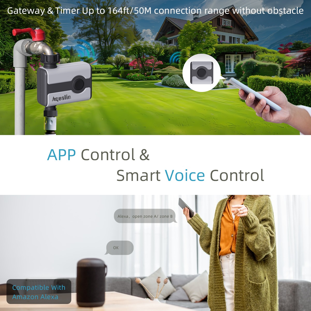 Aqualin WiFi Water Timer Tuya  - Smart Garden Refill recensie en prijs
