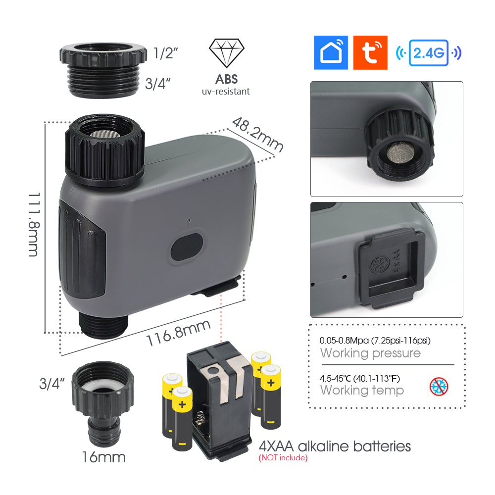 2.4GHz Wifi Timer Misting Cool - Smart Garden Refill recensie en prijs