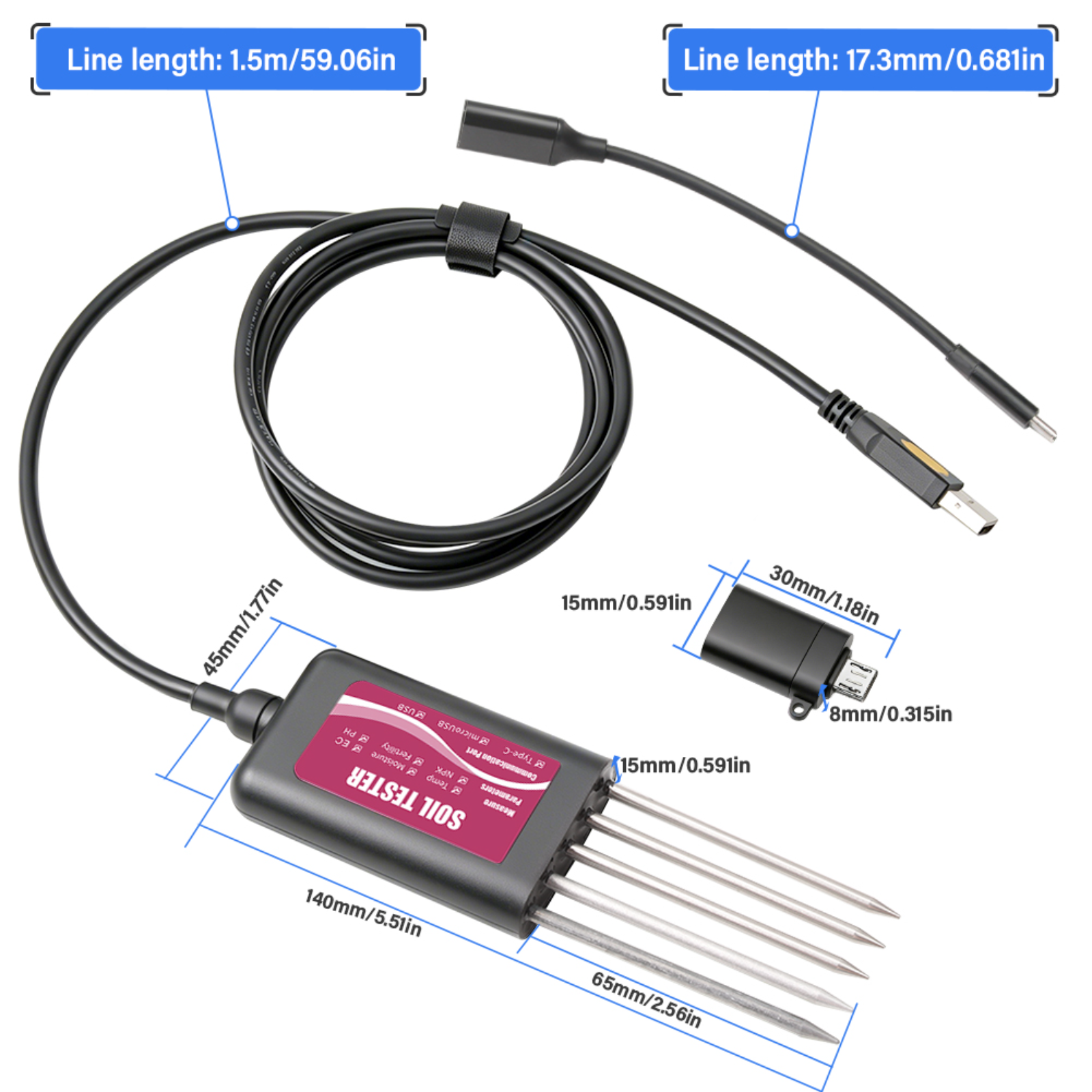 8-in-1 Soil Tester NPK PH Mete - Smart Garden Test recensie en prijs