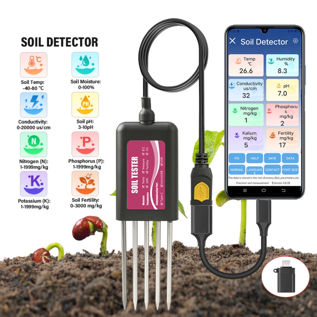 8-in-1 Soil Tester NPK PH Mete - Smart Garden Test recensie en prijs