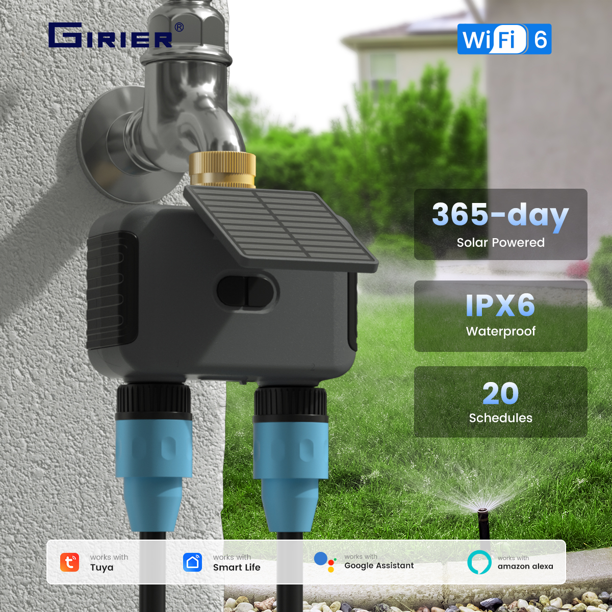 GIRIER Tuya WiFi Smart Water T - Smart Garden Sprinkler recensie en prijs