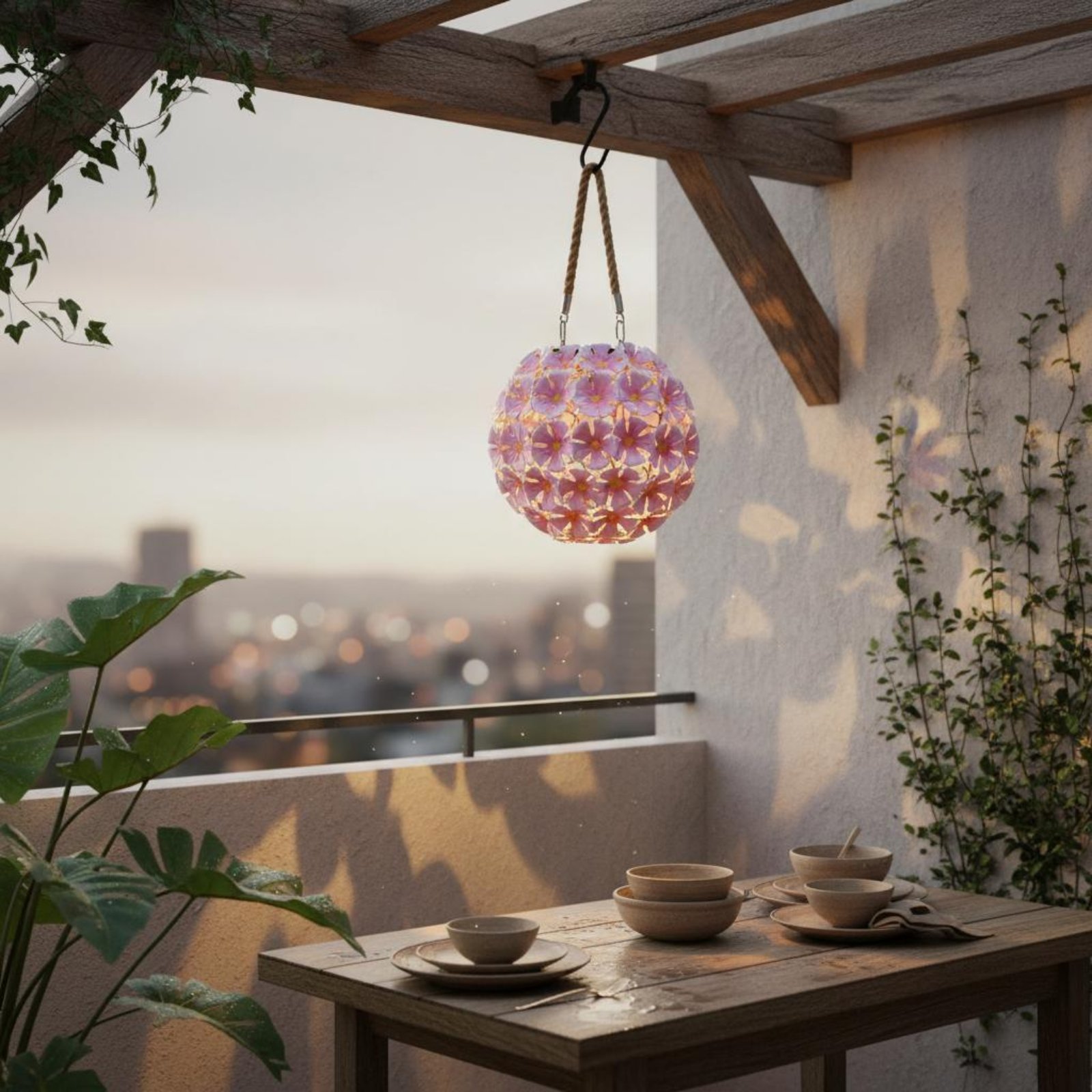 Hanging Flower Lantern Warm Wh - Smart Garden Lanterns recensie en prijs
