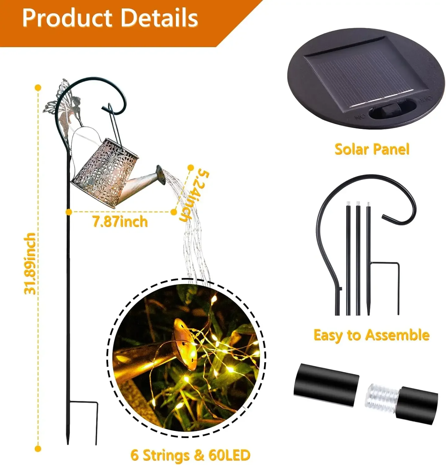 Solar Watering Can Light with  - Smart Garden Lanterns recensie en prijs
