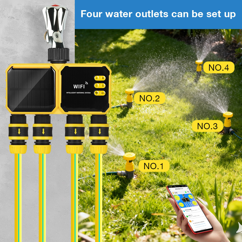 WiFi Solar Irrigation Timer 1/ - Smart Garden Refill recensie en prijs