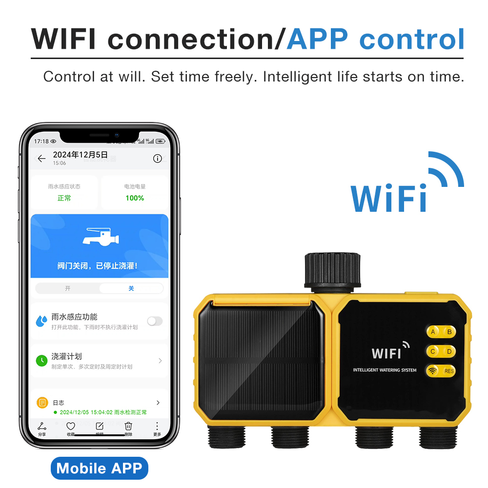 WiFi Solar Irrigation Timer 1/ - Smart Garden Refill recensie en prijs