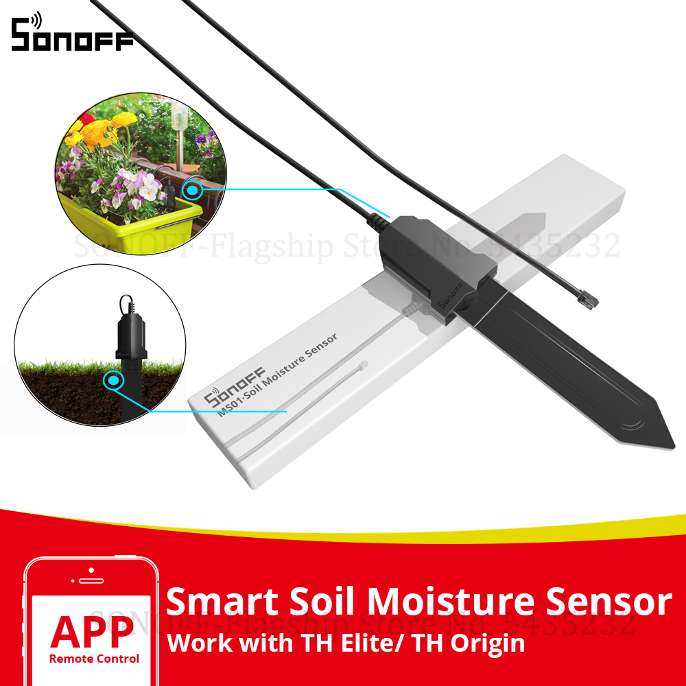 SONOFF MS01 Soil Moisture Sens - Smart Garden Test recensie en prijs